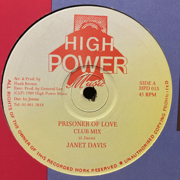Janet Davis* : Prisoner Of Love (12")