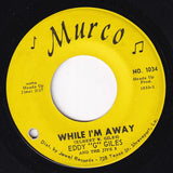 Eddie Giles And The Jive Five : While I'm Away / Eddy's Go-Go Train (7", Single)