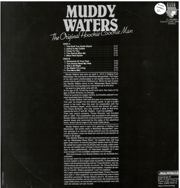 Muddy Waters : The Original Hoochie Coochie Man (LP, Comp)