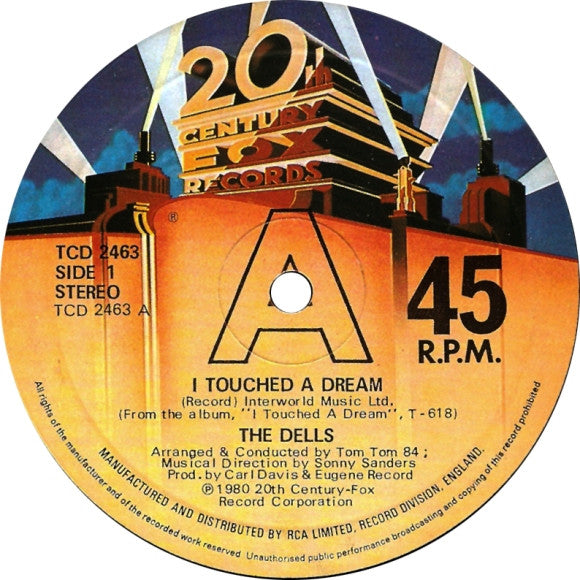 The Dells : I Touched A Dream (12")