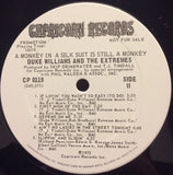 Duke Williams And The Extremes : A Monkey In A Silk Suit Is Still A Monkey (LP, Album, Promo)