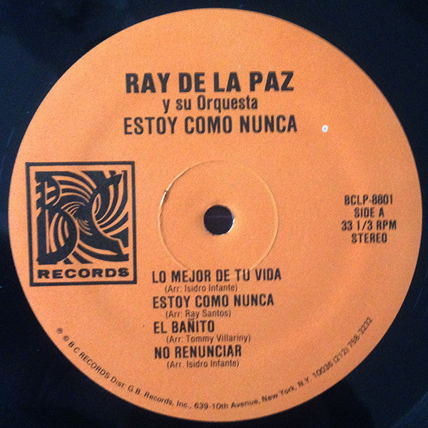 Ray De La Paz Y Su Orquesta : Estoy Como Nunca (LP, Album)