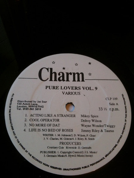 Various : Pure Lovers Volume 9 (2xLP, Comp)