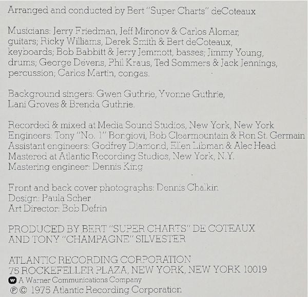 Ben E. King : Supernatural (LP, Album, Pre)