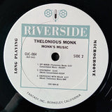 Thelonious Monk Septet : Monk's Music (LP, Album, Mono, RE)