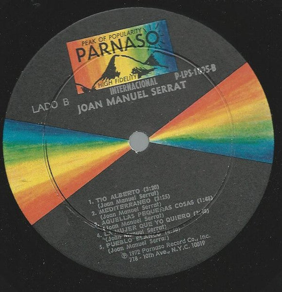 Joan Manuel Serrat : Vagabundear (LP, Album)