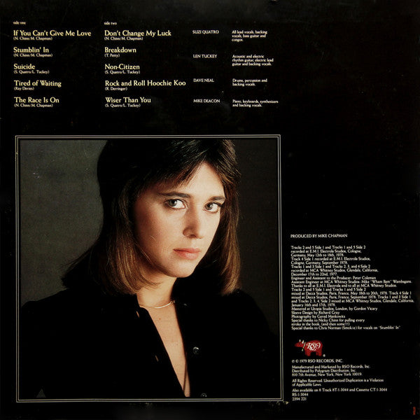 Suzi Quatro : If You Knew Suzi... (LP, Album, PRC)