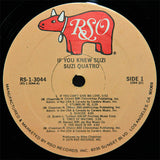 Suzi Quatro : If You Knew Suzi... (LP, Album, PRC)