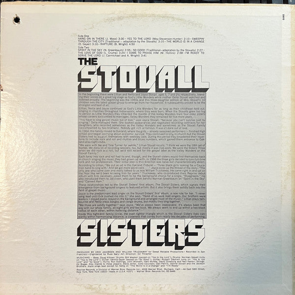 The Stovall Sisters : The Stovall Sisters (LP, Album)