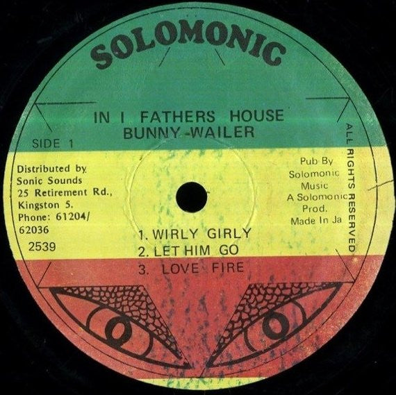 Bunny Wailer : In I Father's House (LP, Album)