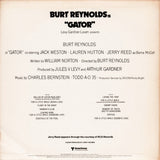 Charles Bernstein : Gator (Original Motion Picture Soundtrack) (LP, Album)