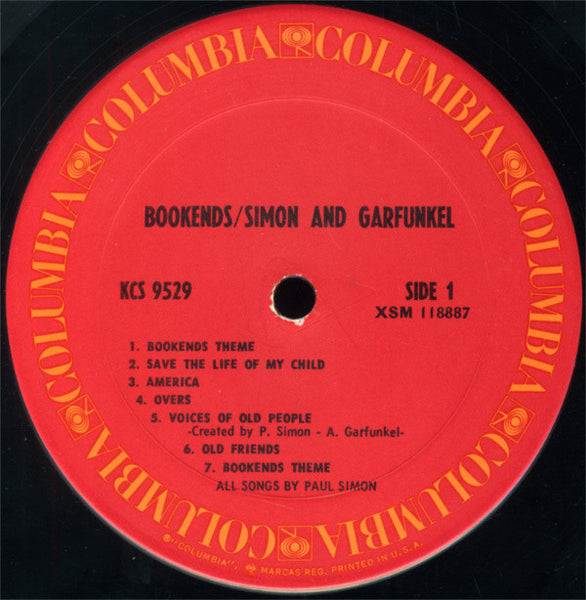 Simon & Garfunkel : Bookends (LP, Album, RE)