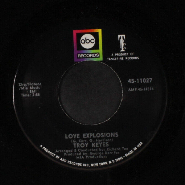 Troy Keyes : Love Explosions (7")