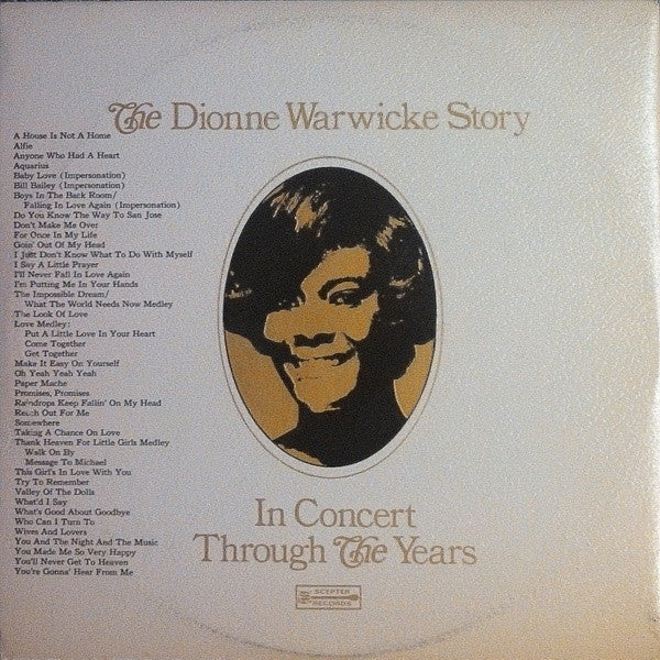 Dionne Warwick : The Dionne Warwicke Story (A Decade Of Gold) (2xLP, Album, Tex)