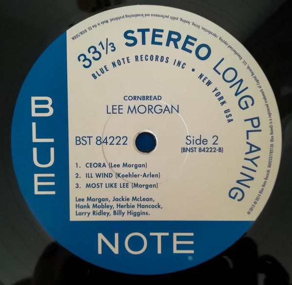 Lee Morgan : Cornbread (LP, Album, RE, RM, 180)