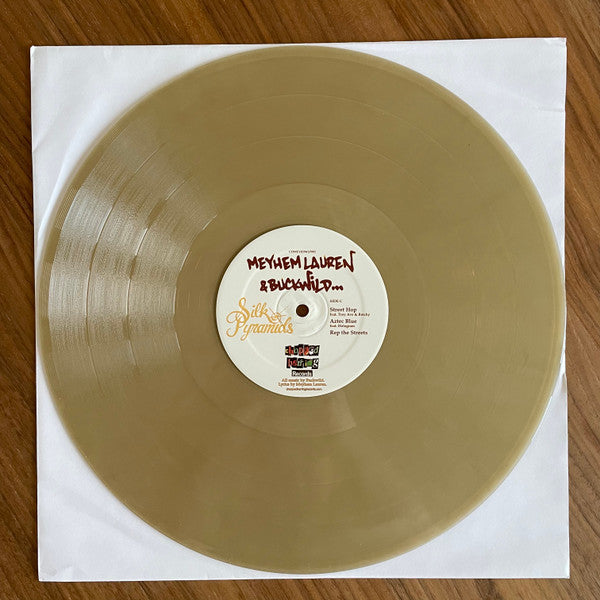 Meyhem Lauren & Buckwild : Silk Pyramids (2xLP, Album, Ltd, Gol)