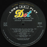 Arthur Alexander : You Better Move On (LP, Album, Mono)