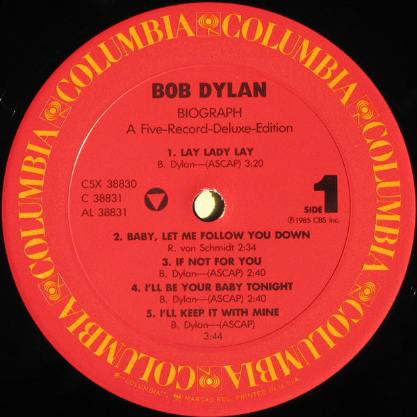 Bob Dylan : Biograph (5xLP, Comp + Box)