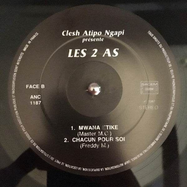 Master Mwana Congo, Freddy De Majunga : Les 2 As- Tout Feu Tout Flamme (LP)