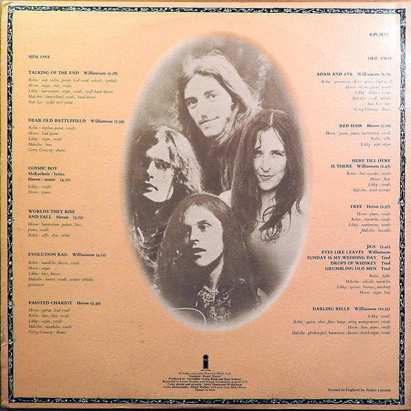 The Incredible String Band : Liquid Acrobat As Regards The Air (LP, Album, Gat)