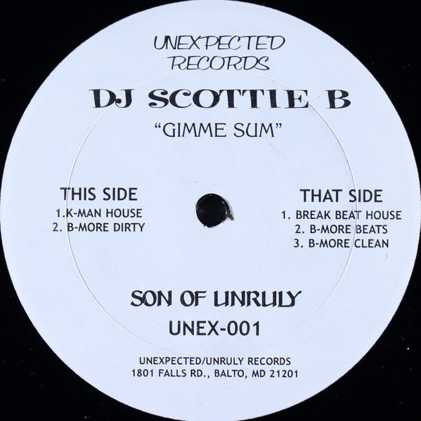 Scottie B : Gimme Sum (12")