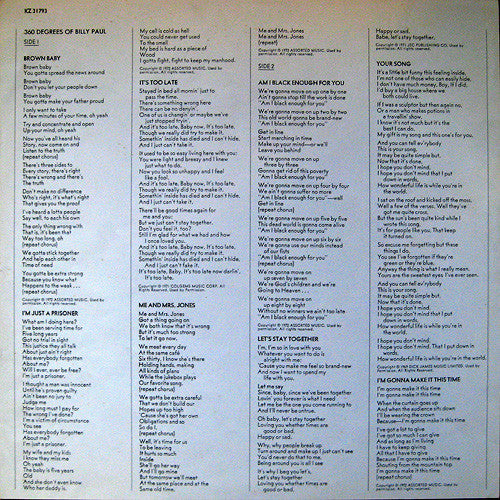 Billy Paul : 360 Degrees Of Billy Paul (LP, Album)