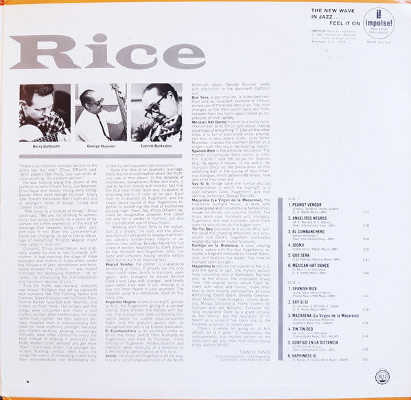 Clark Terry & Chico O'Farrill : Spanish Rice (LP, Album, Mono, Gat)