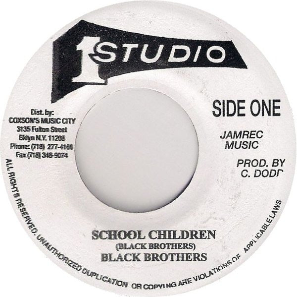 Black Brothers : School Children (7", RP)