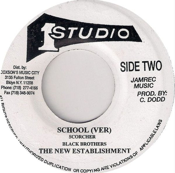 Black Brothers : School Children (7", RP)