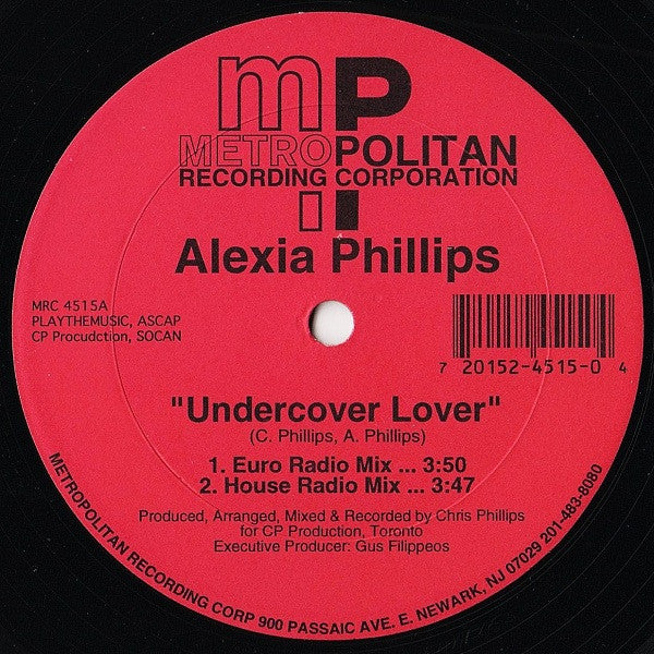 Alexia Phillips : Undercover Lover (12")