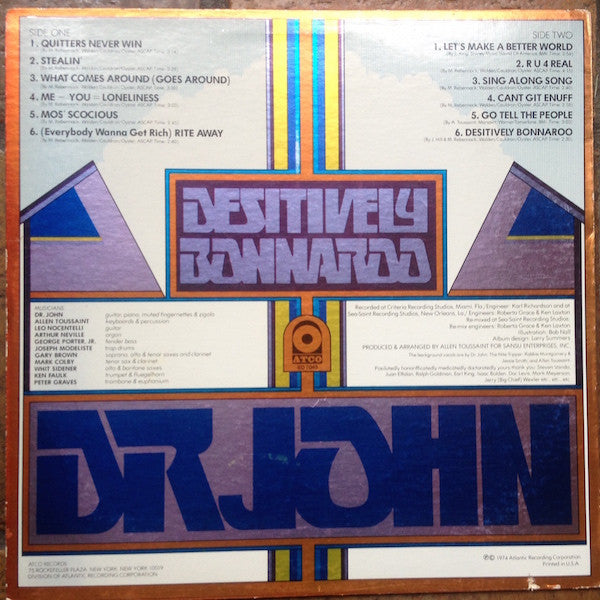 Dr. John : Desitively Bonnaroo (LP, Album, MO )