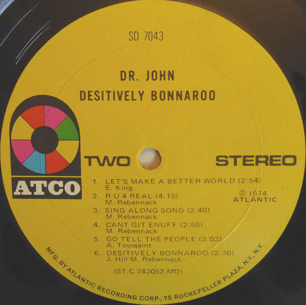 Dr. John : Desitively Bonnaroo (LP, Album, MO )
