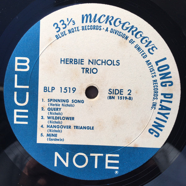 Herbie Nichols Trio : Herbie Nichols Trio (LP, Album, Mono, RE)