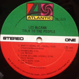 Les McCann : Talk To The People (LP, Album, RI )