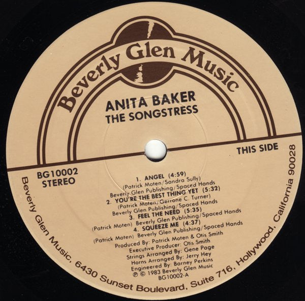 Anita Baker : The Songstress (LP, Album, SRC)