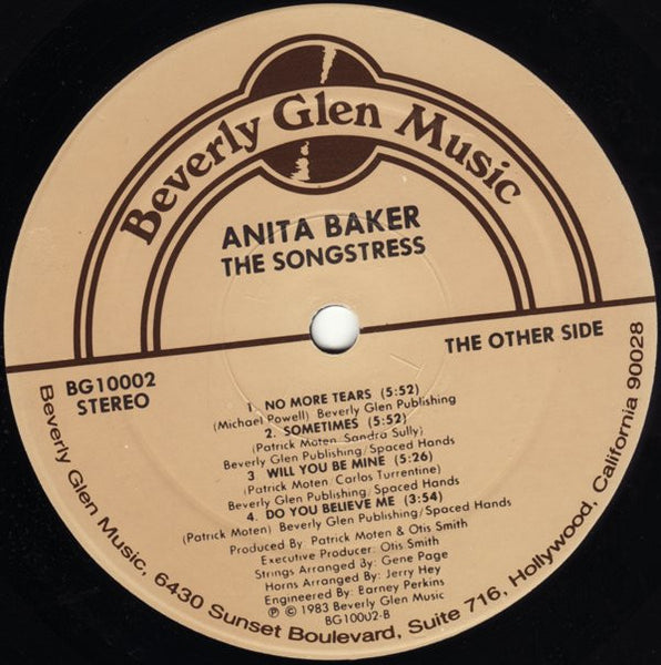 Anita Baker : The Songstress (LP, Album, SRC)