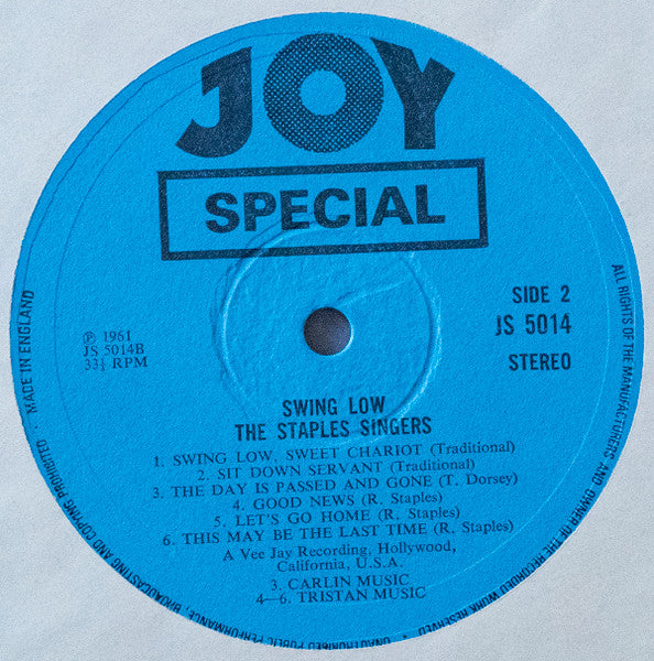 The Staple Singers : Swing Low (LP)