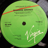 Sharon Brown : I Specialize In Love (12", Single)