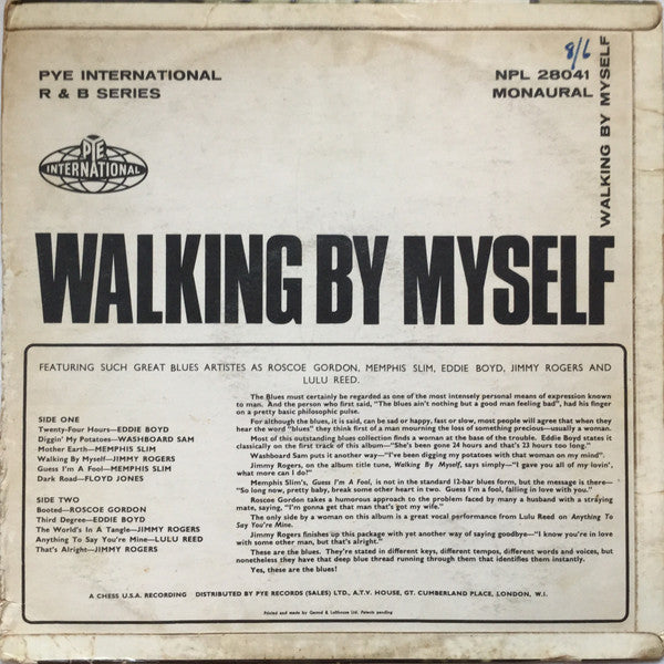Various : Walking By Myself (LP, Comp, Mono)