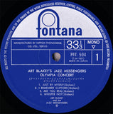 Art Blakey & The Jazz Messengers : Olympia Concert (LP, Album, Mono, Ltd, RE)