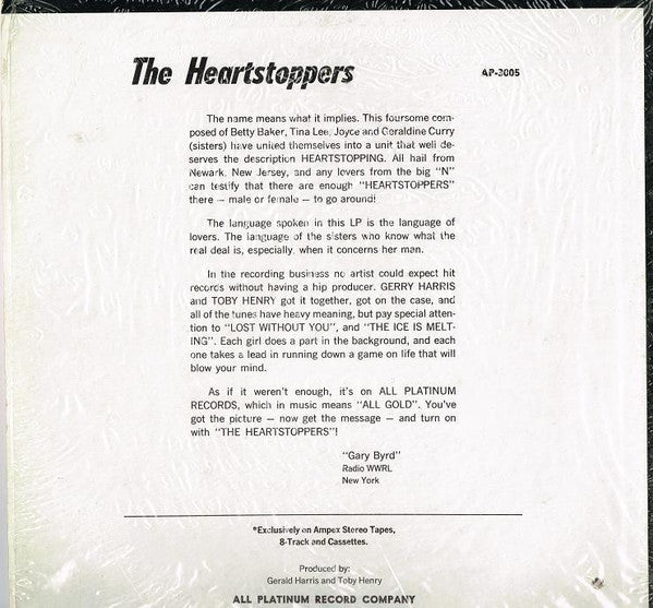 The Heartstoppers : The Heartstoppers (LP, Album)