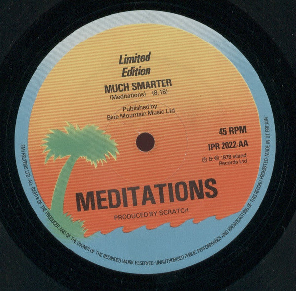 The Meditations : Life Is Not Easy / Much Smarter (12", Ltd)