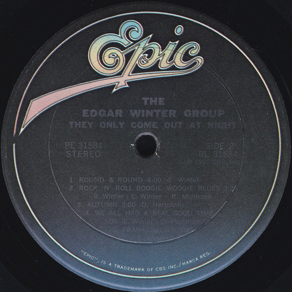 The Edgar Winter Group : They Only Come Out At Night (LP, Album, RE, Gat)