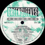 Gregory Isaacs & Dennis Brown : No Contest (LP, Album)
