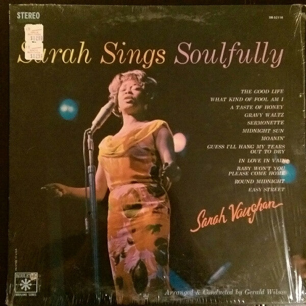 Sarah Vaughan : Sarah Sings Soulfully (LP, Album)