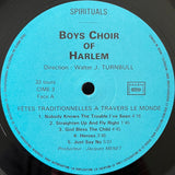 The Boys Choir Of Harlem : Fêtes Traditionnelles Américaines (LP)