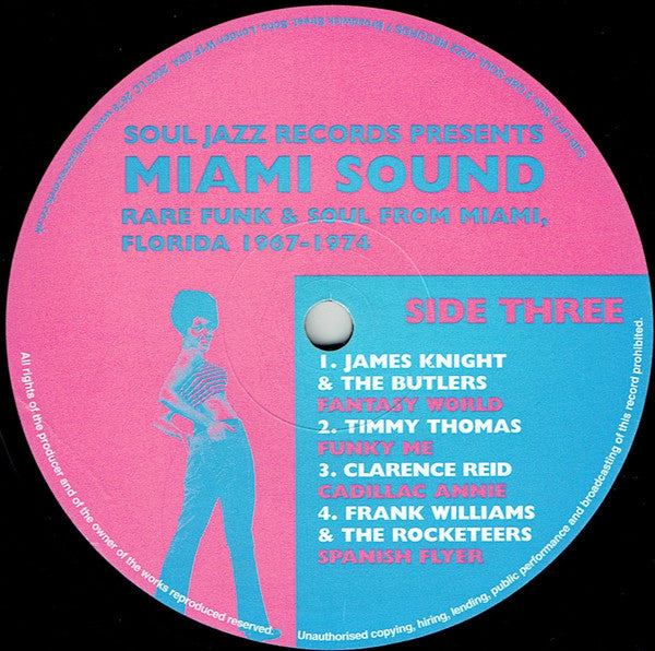 Various : Miami Sound (Rare Funk & Soul From Miami, Florida 1967-1974) (2xLP, Comp)
