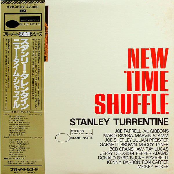 Stanley Turrentine : New Time Shuffle (LP, Album, RE)