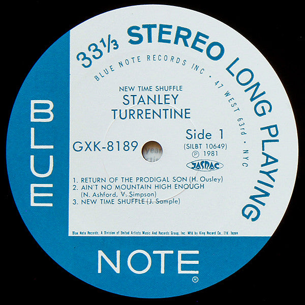 Stanley Turrentine : New Time Shuffle (LP, Album, RE)
