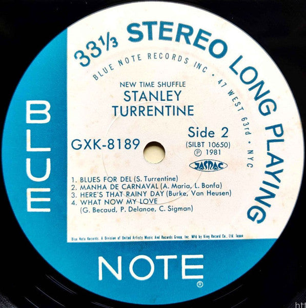 Stanley Turrentine : New Time Shuffle (LP, Album, RE)